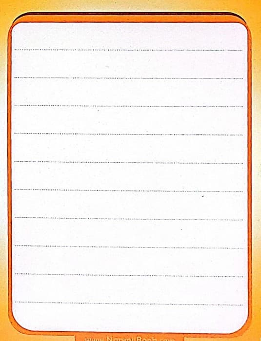 فلش کارت جیبی خام (گلاسه)