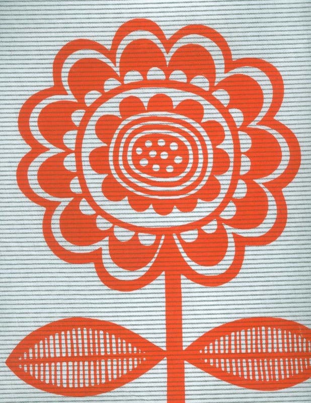 کیف پارچه ای بزرگ (کد 405)،(طرح گل)