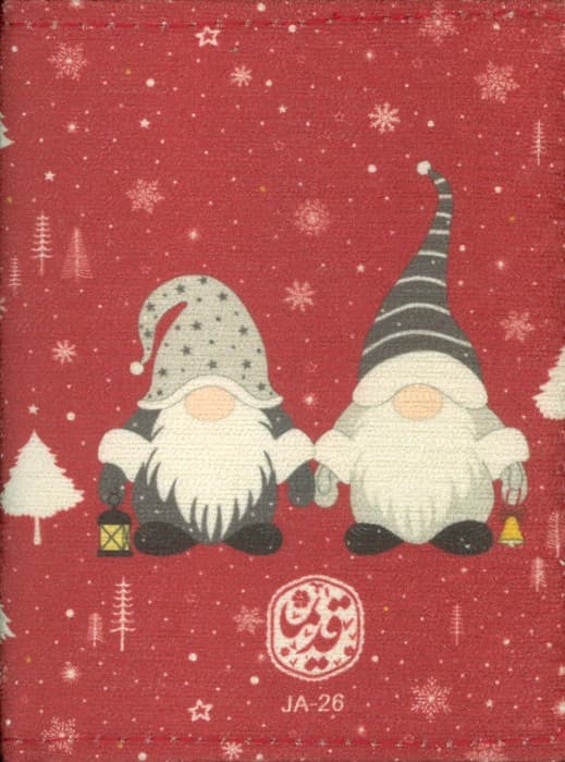 دفترچه یادداشت خط دار مخملی (چند طرح،کد JA)