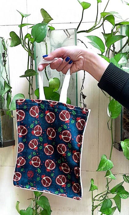 کیف پارچه ای قدیما 25*20 (کد MM-40)