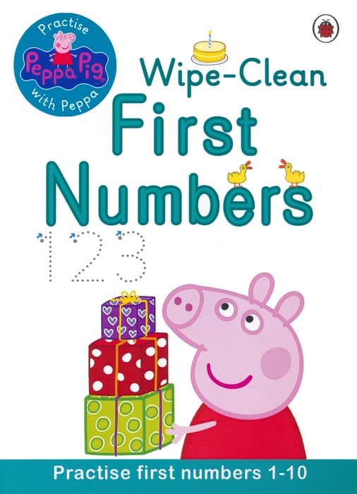 WIPE CLEAN (FIRST NUMBERS):آموزش اعداد یک تا ده (زبان اصلی،انگلیسی)