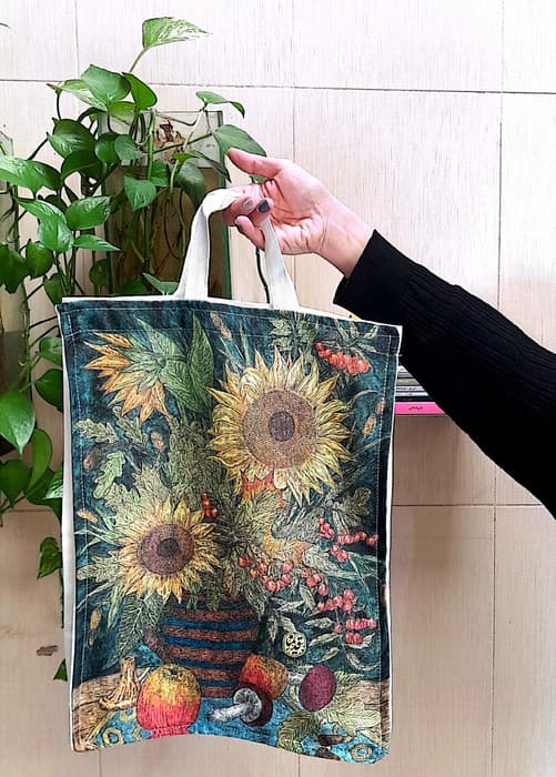 کیف پارچه ای قدیما 42*31 (کد SB-30)