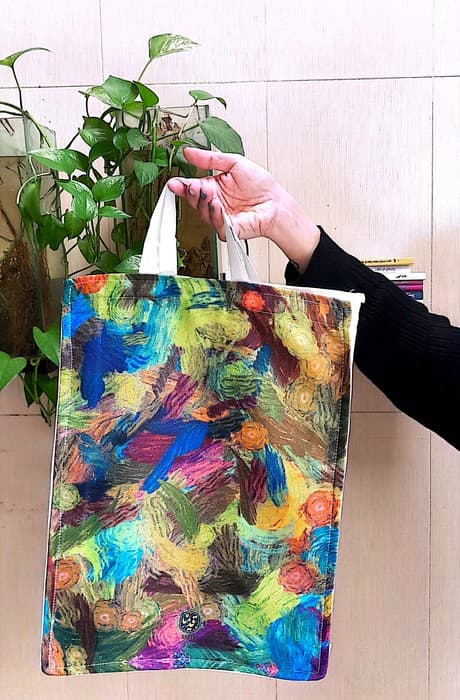 کیف پارچه ای قدیما 42*31 (کد SB-35)