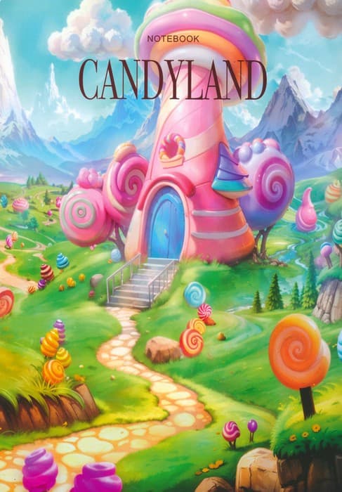 دفتر یادداشت خط دار  (CANDYLAND،کد 486)