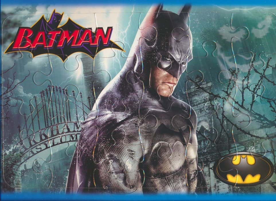 پازل 24 تکه پشت وایت بردی مرد خفاشی (گلاسه)