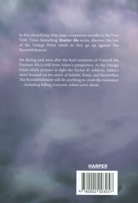 FRACTURE ME:رهایم کن (زبان اصلی،انگلیسی)