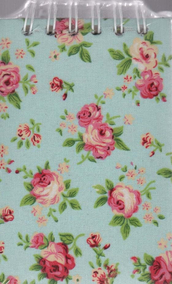 دفتر یادداشت بی خط پارچه ای (کد 130)،(سیمی)