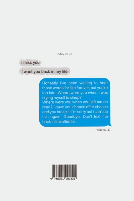 YOU LEFT ME ON READ:سین زدی ولی جواب ندادی (زبان اصلی،انگلیسی)