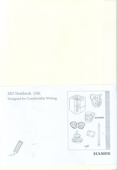 دفتر یادداشت بی خط MD NOTEBOOK (طرح START FINISH،کد 820)