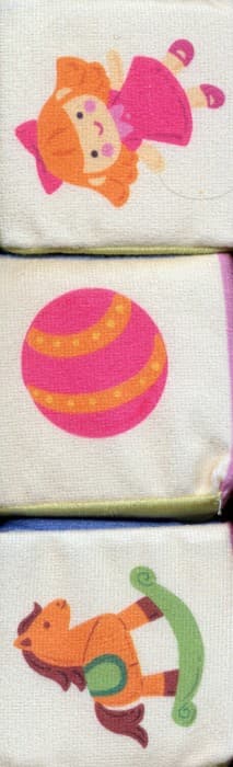 پازل پارچه ای مکعبی (3 عددی)