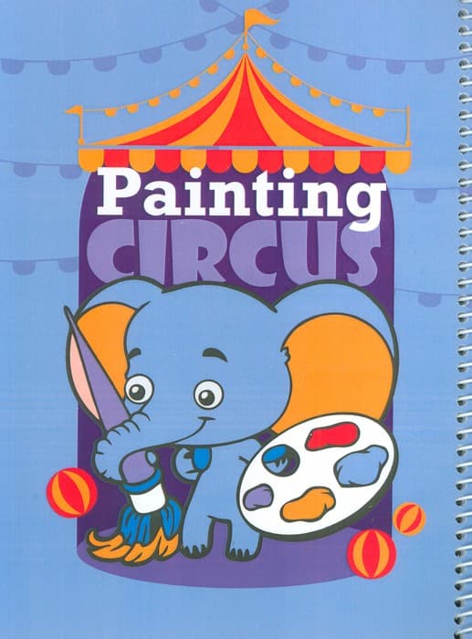 دفتر نقاشی و طراحی 40 برگ (طرح سیرک،کد 1284/1285)،(سیمی)