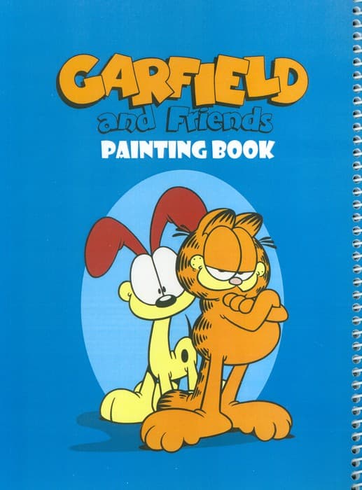 دفتر نقاشی و طراحی 40 برگ (طرح گارفیلد،کد 1286)،(سیمی)