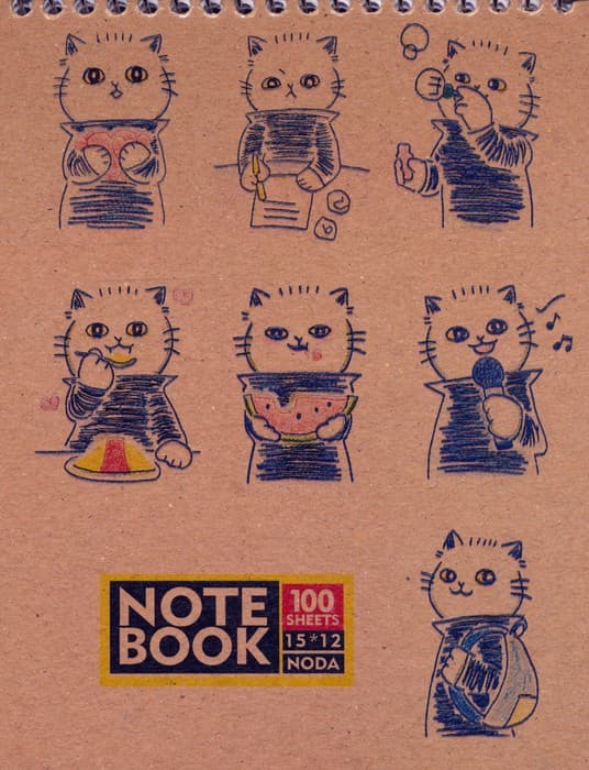 دفتر طراحی A6 (کد 2026)،(سیمی)