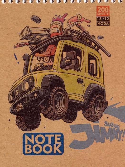 دفتر طراحی A6 (کد 2041)،(سیمی)