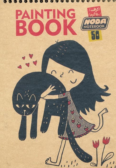 دفتر طراحی A5 (کد 402)،(سیمی)