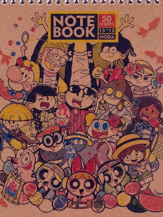 دفتر طراحی A6 (کد 2007)،(سیمی)