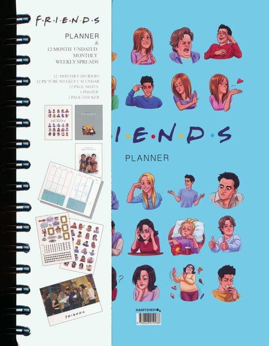 دفتر برنامه‌ریزی (پلنر فرندز کد 988 همراه با برچسب)