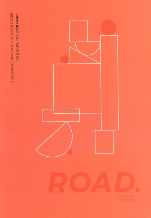 دفتر یادداشت خط دار PASSION (طرح ROAD،کد 728)