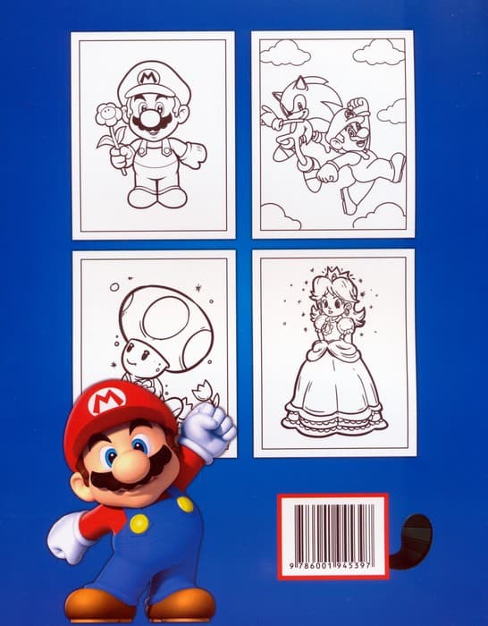 رنگ آمیزی سوپر ماریو