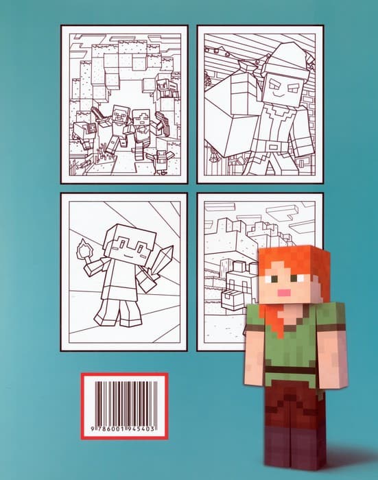 کتاب رنگ آمیزی ماین کرفت