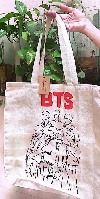 کیف پارچه ای 41/5*41 (BTS،کد 750)