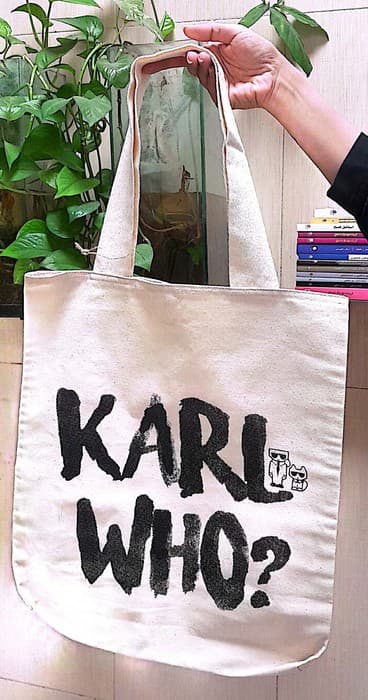 کیف پارچه ای 41/5*37 (KARL WHO،کد 750)