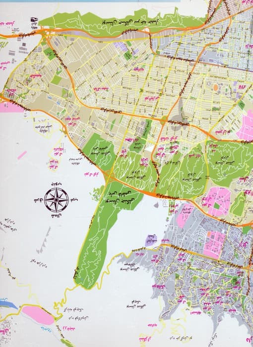 نقشه راهنمای تهران 70*100