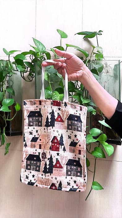 کیف پارچه ای قدیما 21*26 (کد MS-12)