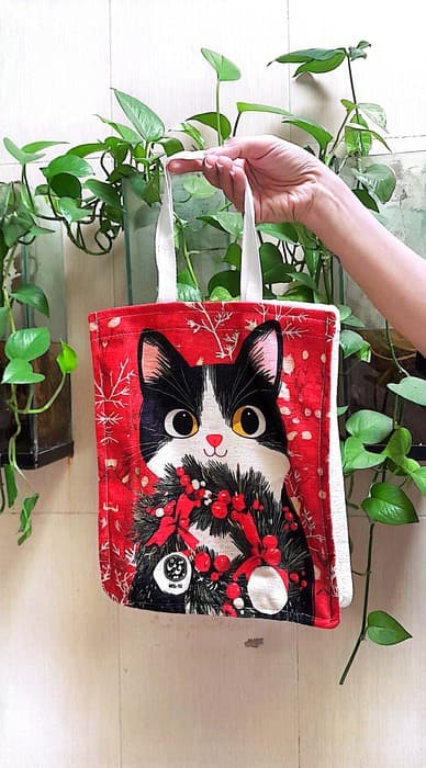 کیف پارچه ای قدیما 21*26 (کد MS-10)