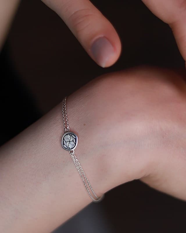 دستبند نقره کد B029