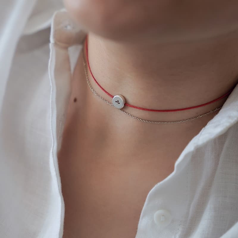 طوق نقره کد N043