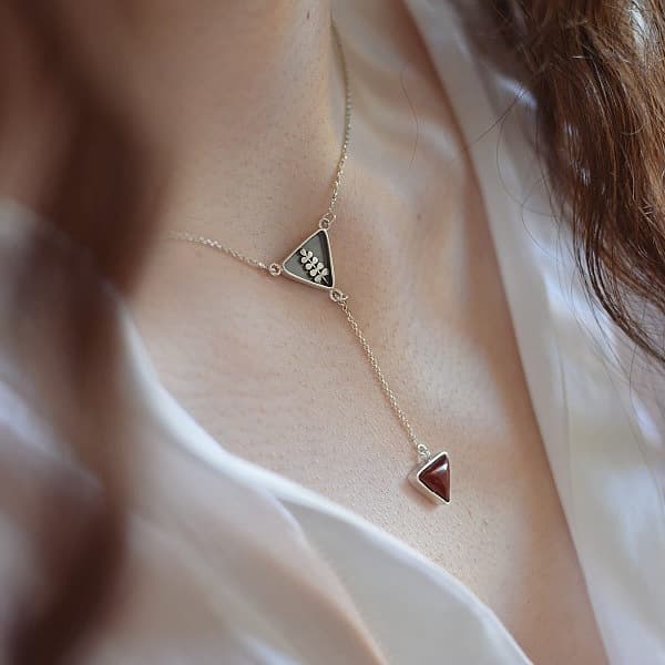 گردنبند نقره کد N038