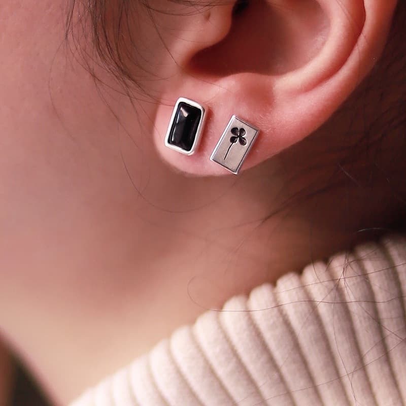 گوشواره نقره کد E058