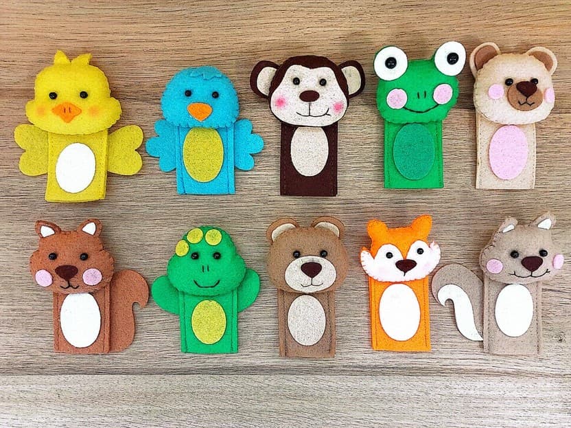 مجموعه عروسک انگشتی (قصه بازی نمایش)،(10عددی)