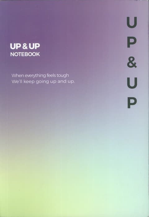 دفتر یادداشت خط دار خلاقیت UP & UP (بنفش،کد 902)