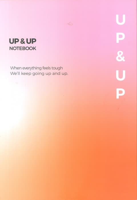 دفتر یادداشت خط دار خلاقیت UP & UP (نارنجی،کد 896)