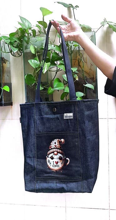 کیف پارچه ای 35*38 جین جوی (چند طرح)