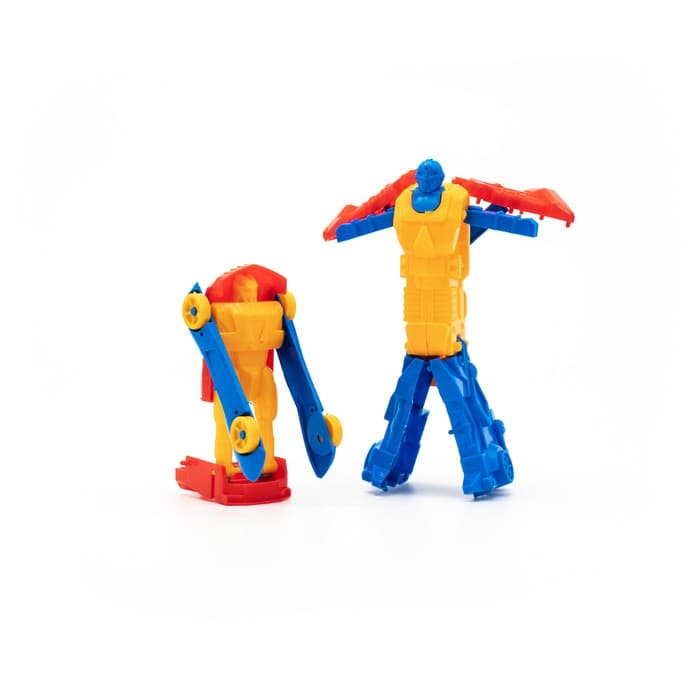 بسته اسباب بازی تفنگ ربات شونده و ماشین ربات شونده (CAR & GUN)