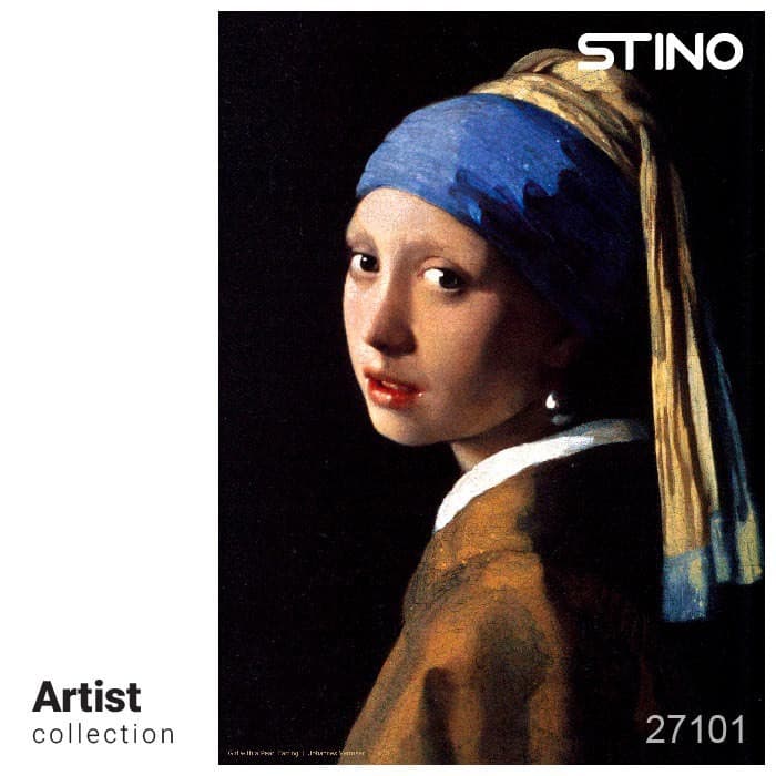 پازل شیشه ای استینو 1000 تکه طرح هنرمندان (کد 27101)،(باجعبه)