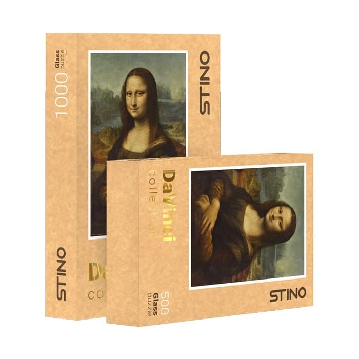 پازل شیشه ای استینو 1000 تکه طرح داوینچی (کد 10103)،(باجعبه)