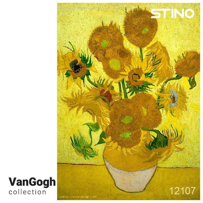 پازل شیشه ای استینو 1000 تکه طرح ونگوگ (کد 12107)،(باجعبه)