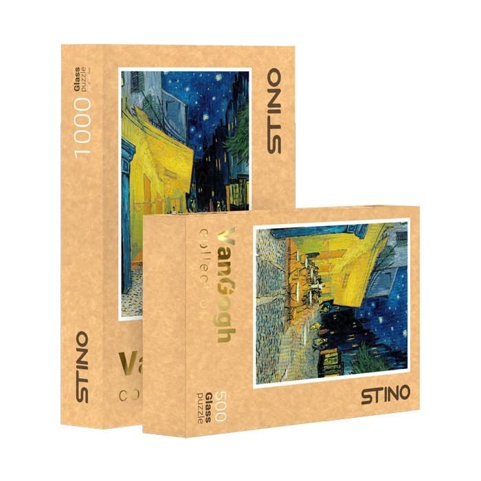 پازل شیشه ای استینو 1000 تکه طرح ونگوگ  (کد 12109)،(باجعبه)