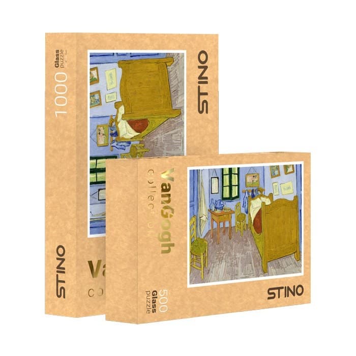 پازل شیشه ای استینو 1000 تکه طرح ونگوگ (کد 12113)،(باجعبه)
