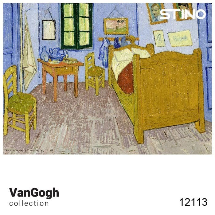 پازل شیشه ای استینو 1000 تکه طرح ونگوگ (کد 12113)،(باجعبه)