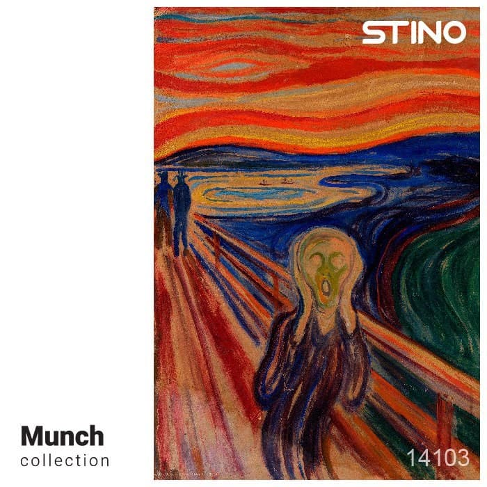 پازل شیشه ای استینو 1000 تکه طرح مونک (کد 14103)،(باجعبه)