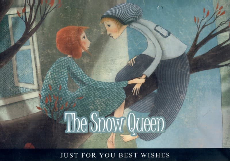 پاکت هدیه کوچک ملکه برفی کای و گردا کد02