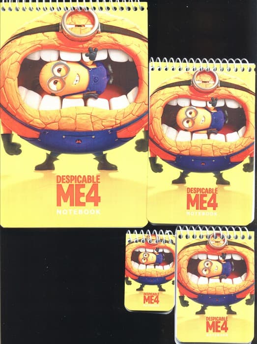 دفترچه فانتزی طرح مینیون،کد 1241 (سیمی)