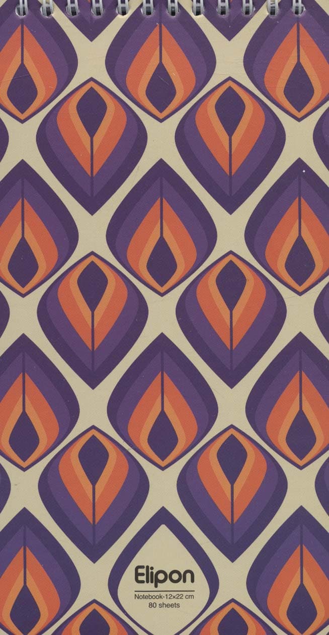 دفتر یادداشت خط دار فانتزی 80 برگ (6طرح،کد 264)،(سیمی)