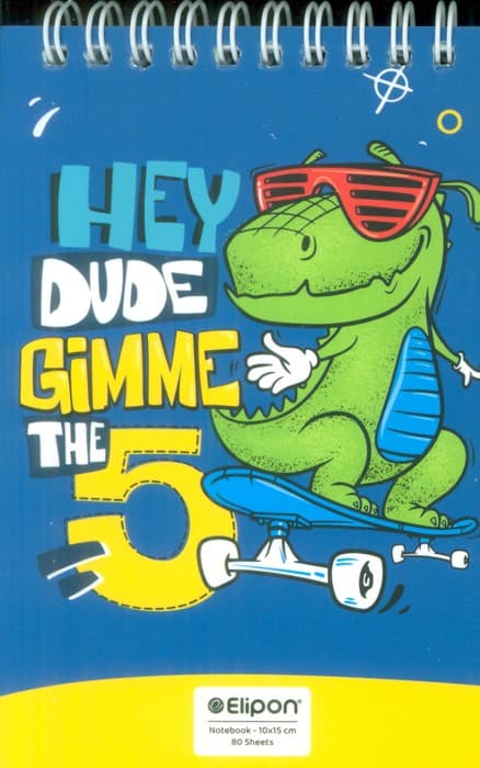 دفتر یادداشت خط دار فانتزی 80 برگ (12طرح،کد 262)،(سیمی)