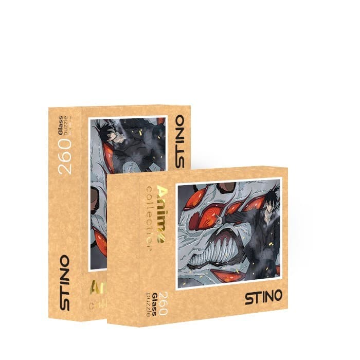 پازل شیشه ای استینو 260 تکه طرح انیمه (کد 80109)،(باجعبه)